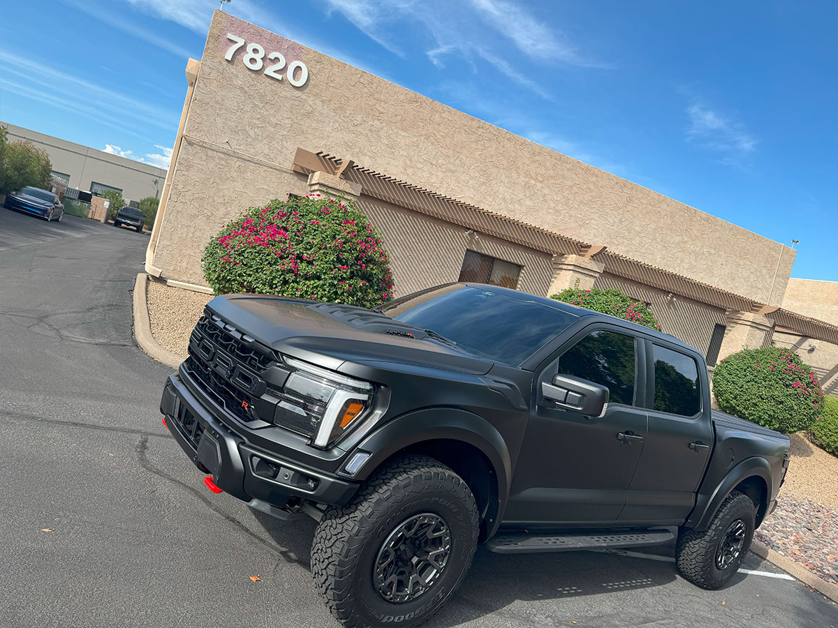 3m Satin Black on a 2025 Ford Raptor R