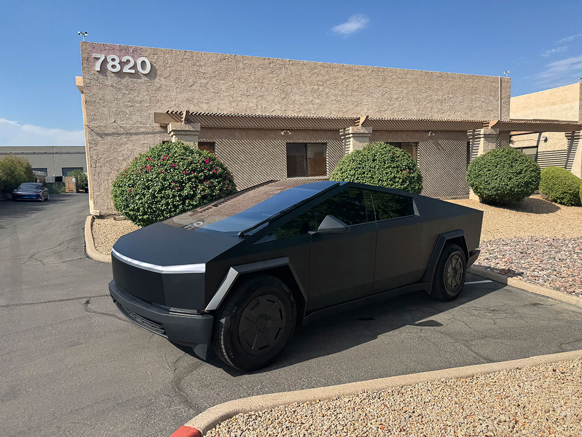 Satin Black PPF Color Change and Tint